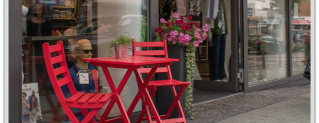 "Rotes Band" in der Poststraße