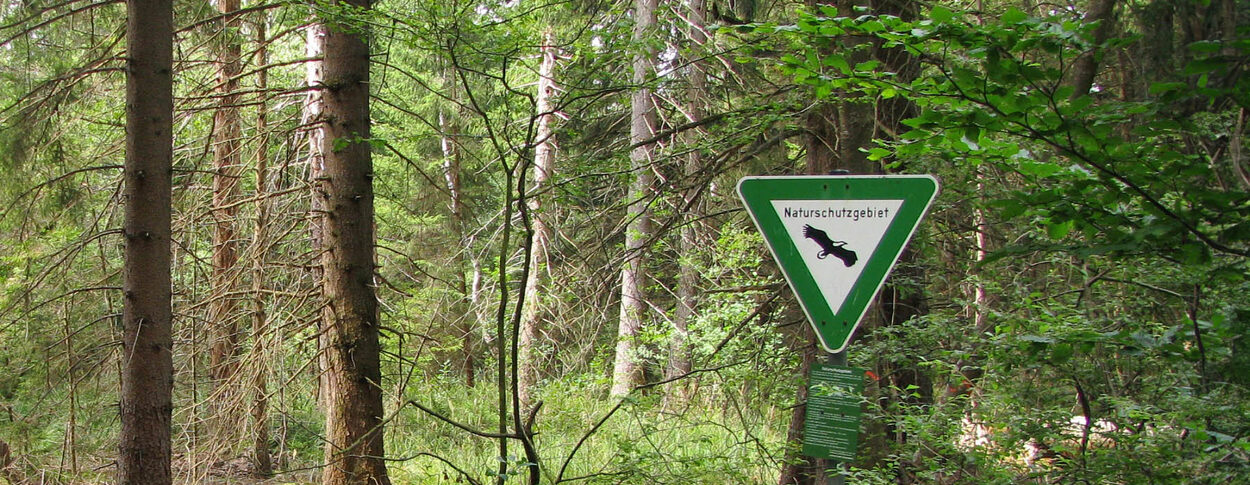 Schild Naturschutzgebiet