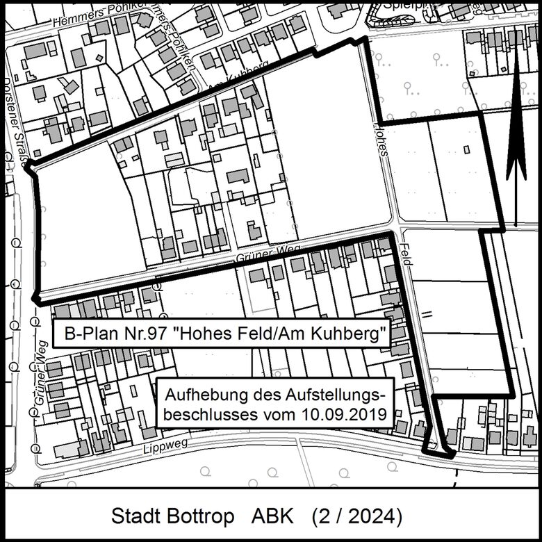 B-Plan Nr. 97 "Hohes Feld/Am Kuhberg"