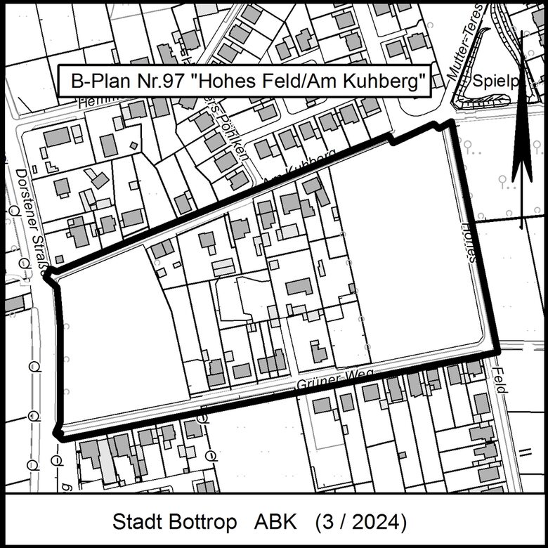 B-Plan Nr.97 "Hohes Feld/Am Kuhberg"