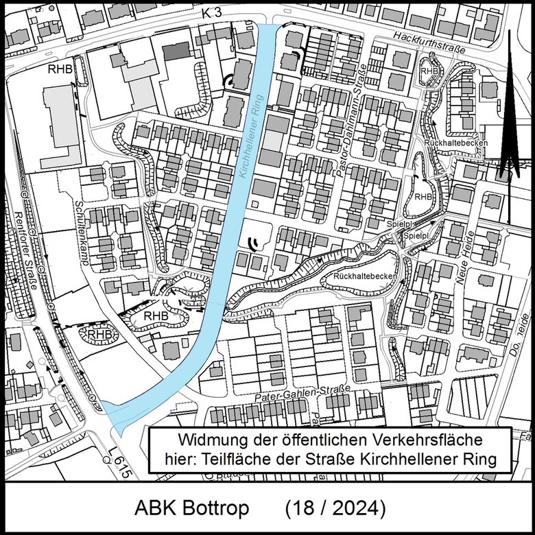 Widmung der öffentlichen Verkehrsfläche "Teilfläche der Straße Kirchhellener Ring