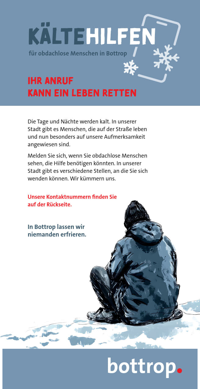 Flyer Kältehilfen