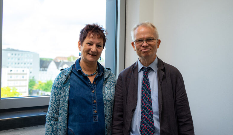 Portraitaufnahme von Eleonore Könige und Dr. Peter Speckamp