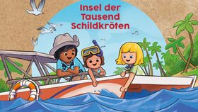 Cover des Buches Playmobil Wiltopia "Insel der Tausend Schildkröten"