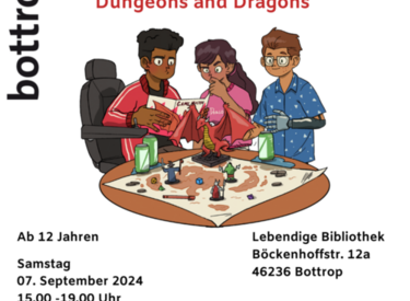 Plakat Spielenachmittag "Dungeons and Dragons"