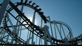 Achterbahn im Movie Park Bottrop