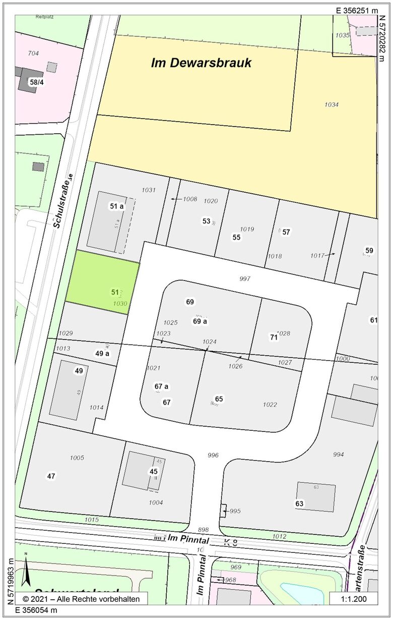 Lageplan Im Pinntal 51